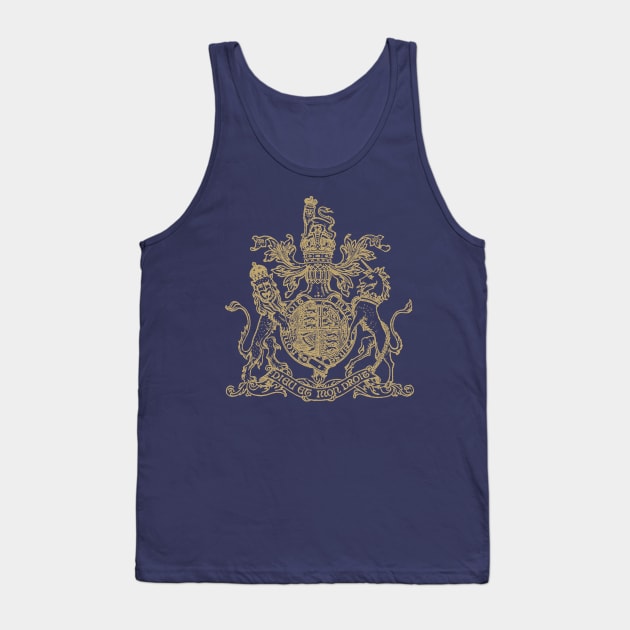 Coat of Arms of the United Kingdom Tank Top by MindsparkCreative